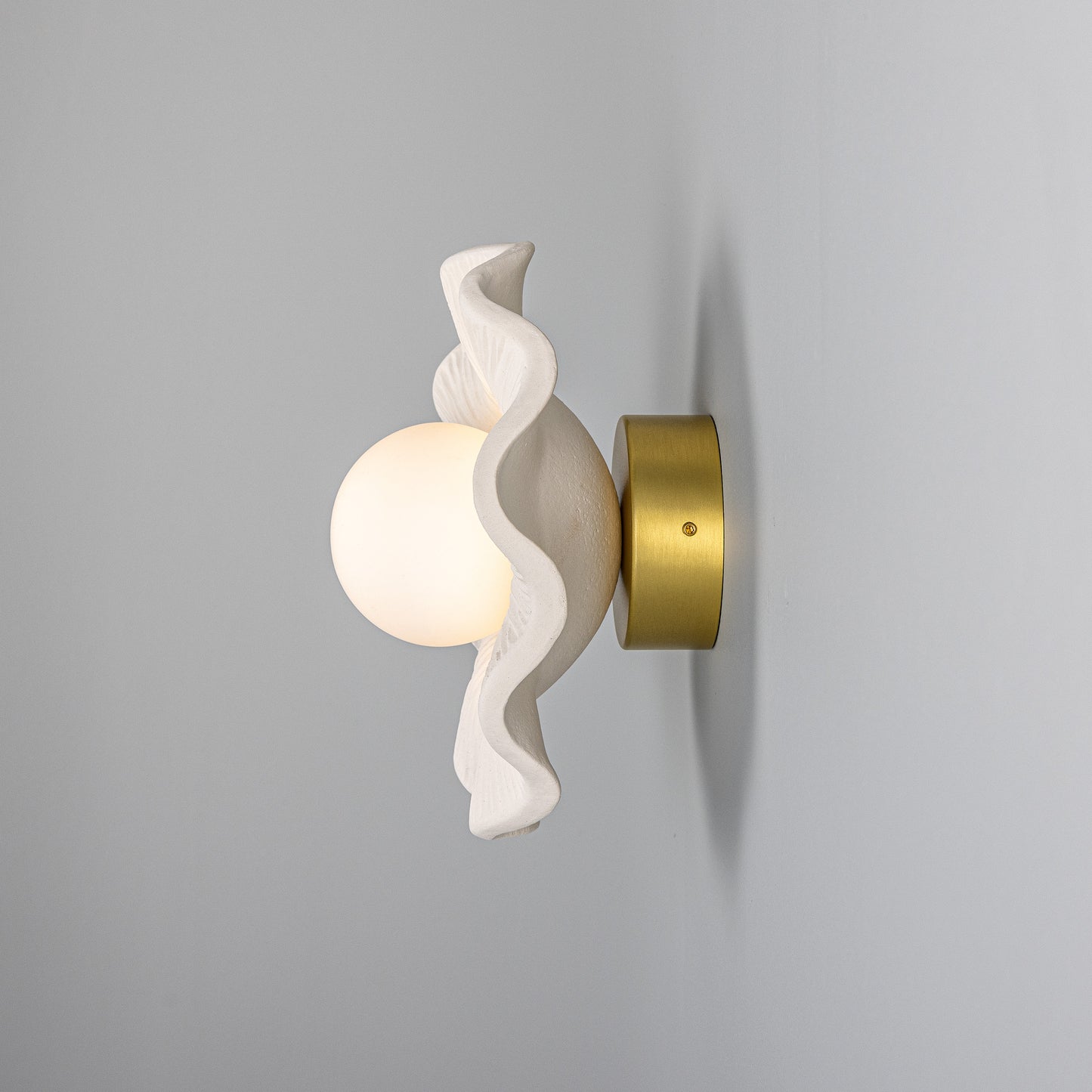 Rivale Ceramic Wall Light - Matte White