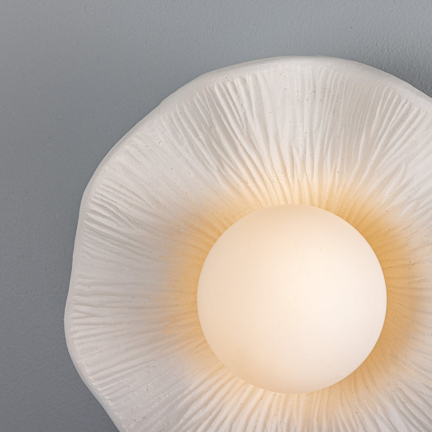 Rivale Ceramic Wall Light - Matte White