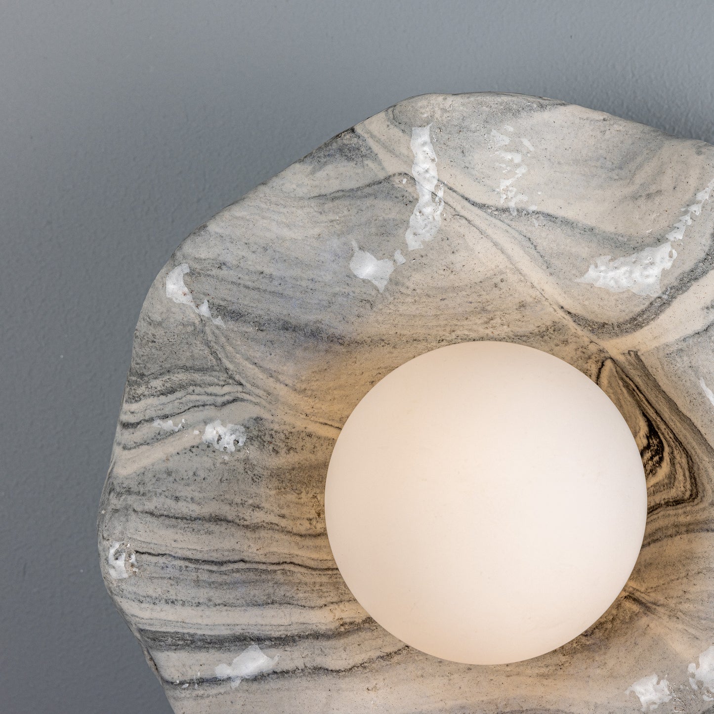 Rivale Ceramic Wall Light - Marbled